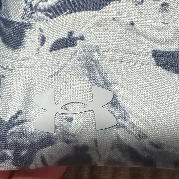 Under Armour High Infinity Sports Bra Women's 3X Blue Built In‎ Padding Wicking - Picture 2 of 8